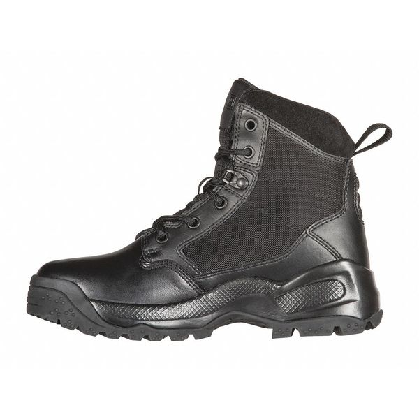 Tactical Boots, 10, R, Black, Plain, Mens, PR