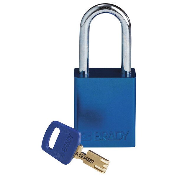 Lockout Padlock, Al, Bl, Key Different