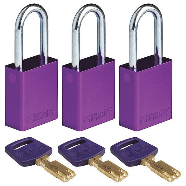 Lockout Padlock, Al, Open Shackel, PK3