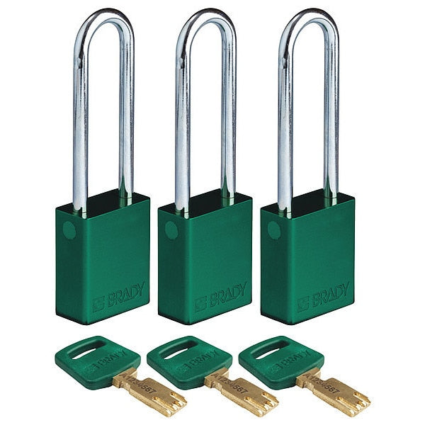 Lockout Padlock, Al, 1/4