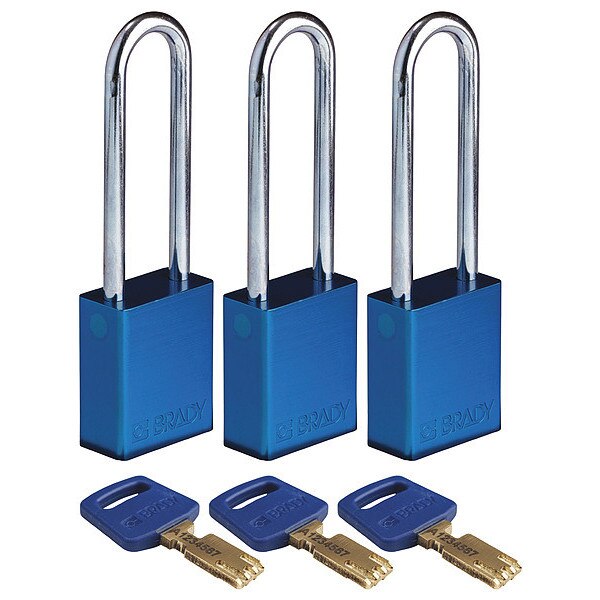 Lockout Padlock, Al, 1/4