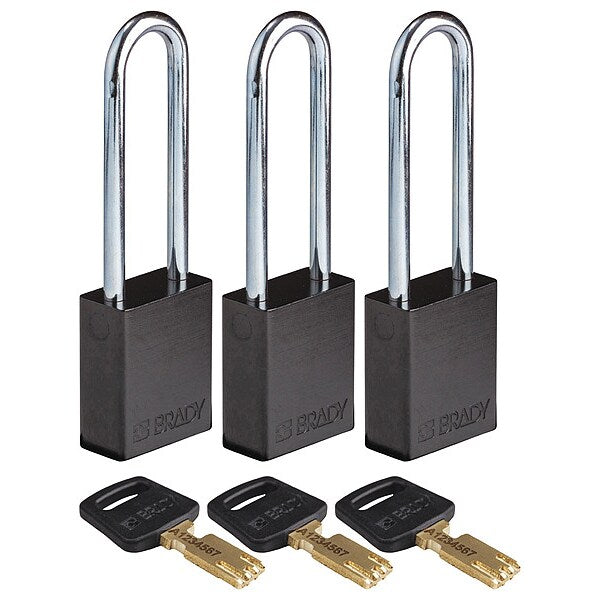 Lockout Padlock, Al, 1/4