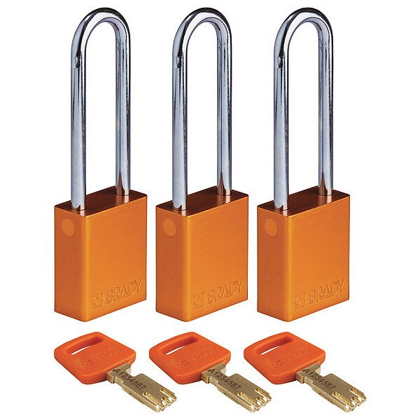 Lockout Padlock, Al, 1/4