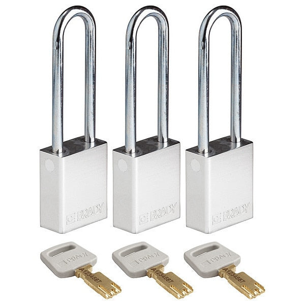 Lockout Padlock, Al, 1/4