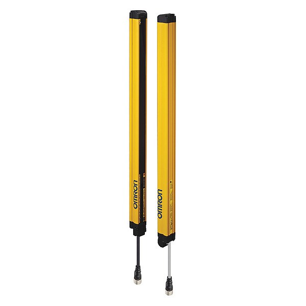 Light Curtain, 24VDC, Yellow, Aluminum