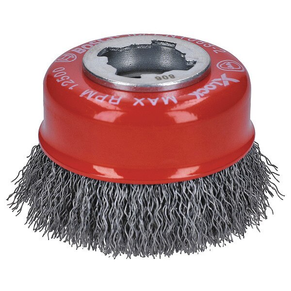 Cup Brush, Crimped Wire, 3