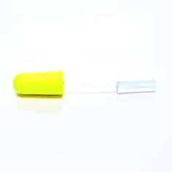 Disposable Uncorded Probed Test Ear Plugs, Bullet Shape, 0 dB
