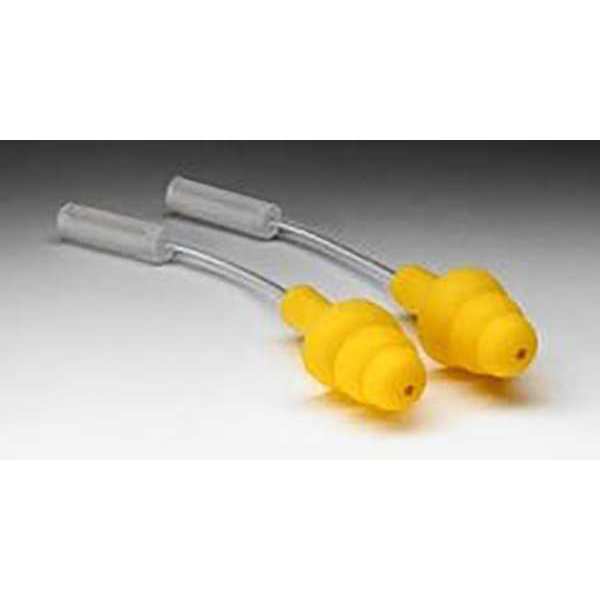 Disposable Uncorded Probed Test Ear Plugs, Flanged Shape, 0 dB