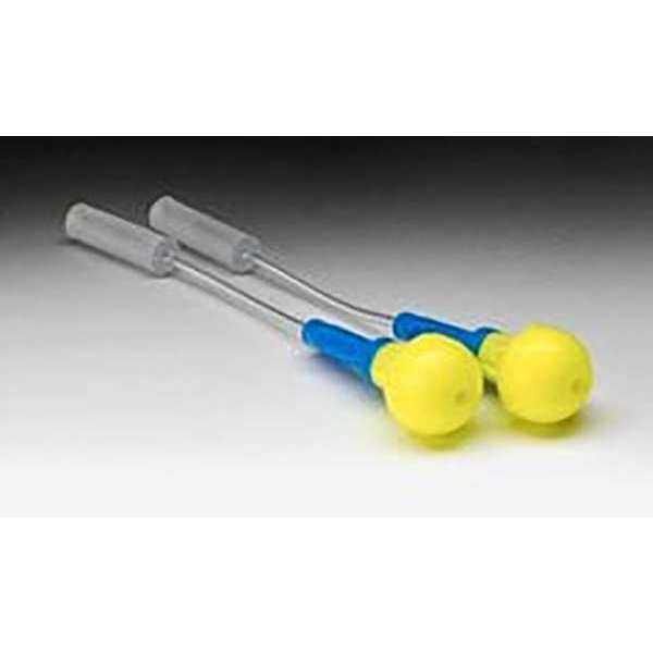 Disposable Uncorded Probed Test Ear Plugs, Pod Shape, 0 dB, 50 Pairs