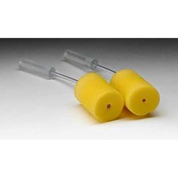 Disposable Uncorded Probed Test Ear Plugs, Cylinder Shape, 0 dB