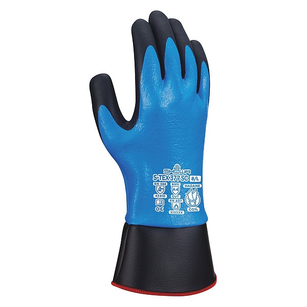 Cut Resistant Coated Gloves, A4 Cut Level, Foam Nitrile, XL, 1 PR