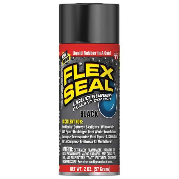 Leak Sealer, 2 oz, Rubber Base, Black