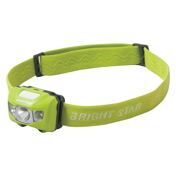 Industrial Headlamp, LED, Hi-Vis Green, Lumens: 185/65