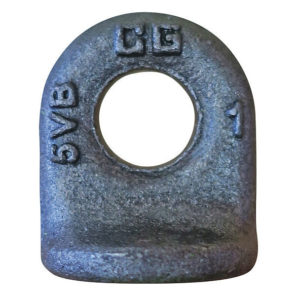 Eye Bolt Without Shoulder, 5/16 in ID, Steel, Black Oxide
