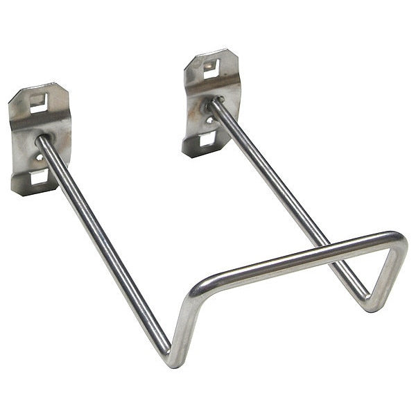 5 In. 80 Degree Bend Stainless Steel Double Closed End Loop Pegboard Hook for Stainless Steel LocBoard 2 Pack