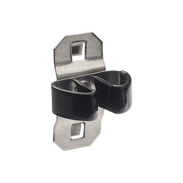 1/4 In. to 1/2 In. Hold Range Vinyl-Dipped Stainless Steel Standard Spring Clip for SS LocBoard 3 Pack