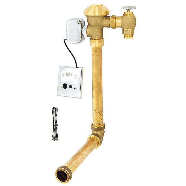 1.6 gpf, Automatic Flush Valve, Chrome, 1 in IPS