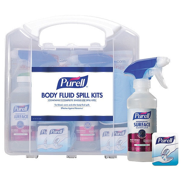 Spill Kit, Clamshell, 1 gal. Capacity