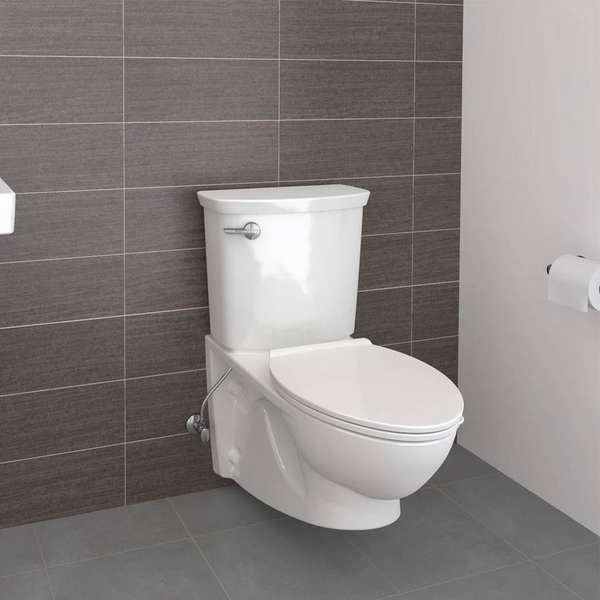 Wall Mount Gravity Toilet Bowl, 1.28 gpf, Elongated Bowl, ADA Compliance, Antimicrobial, White