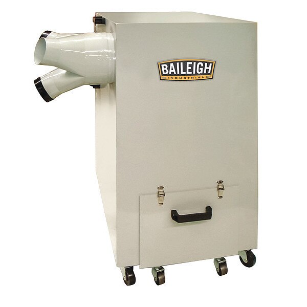 Dust Collectors, 1,450 CFM Max Flow, 3 hp, 1 Phase