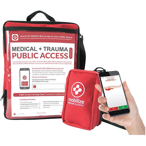 Trauma Kit, Red, EMS/Trauma/Response