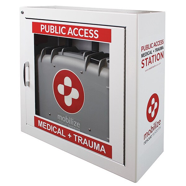Medical Supply Case, White, Steel