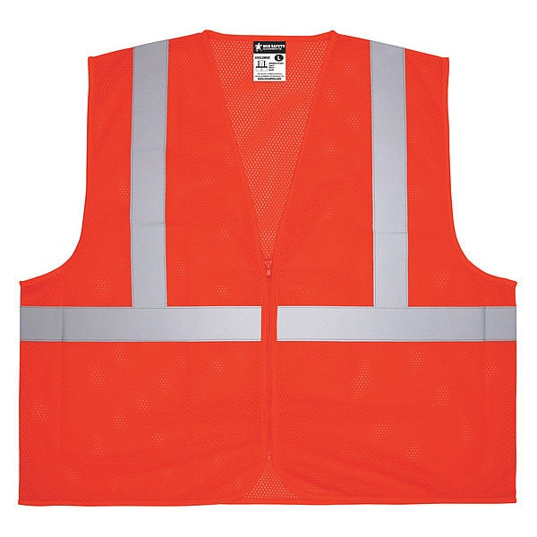 High Visibility Vest, 4XL Size, Unisex