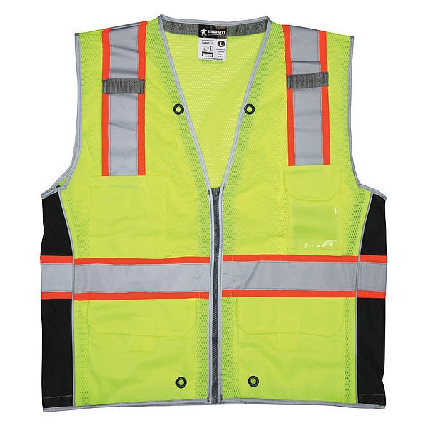 High Visibility Vest, 4XL Size, Unisex