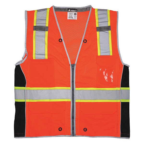 High Visibility Vest, 4XL Size, Unisex