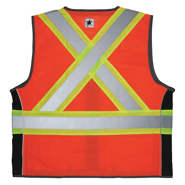 High Visibility Vest, 4XL Size, Unisex