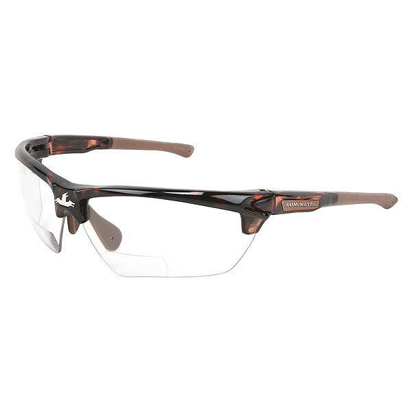 Bifocal Safety Reading Glasses, +1.00