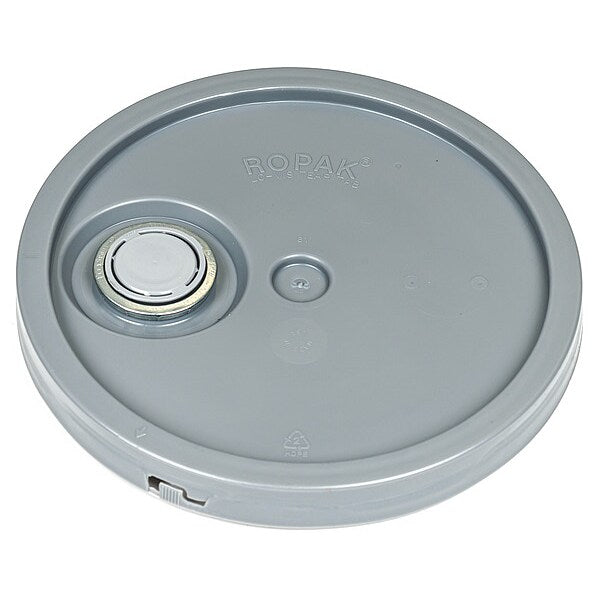 Plastic Pail Lid, Gray, Plastic