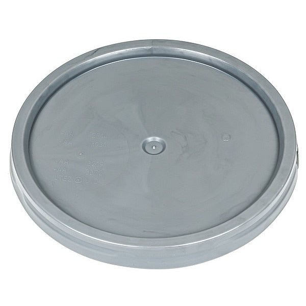 Plastic Pail Lid, Gray, Plastic