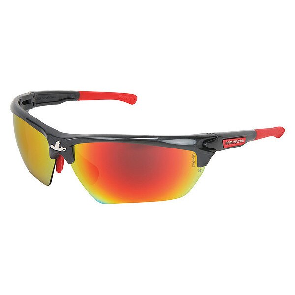 Safety Glasses, Traditional Red Mirror Anti-Fog, Scratch-Resistant