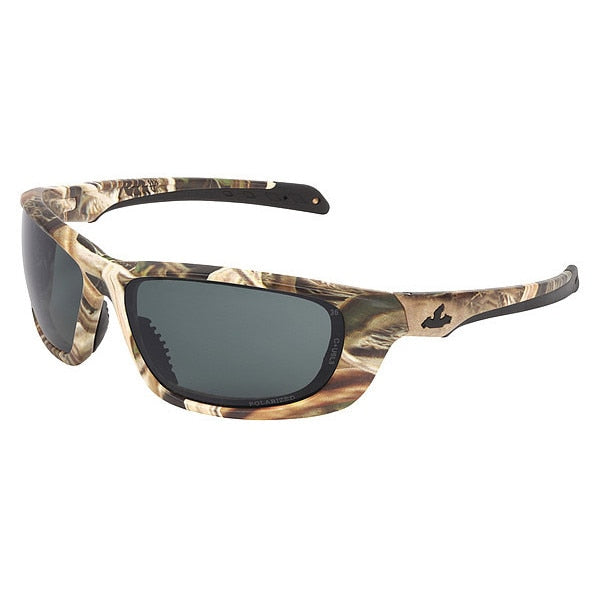 Polarized Safety Glasses, Traditional Black Anti-Fog, Scratch-Resistant