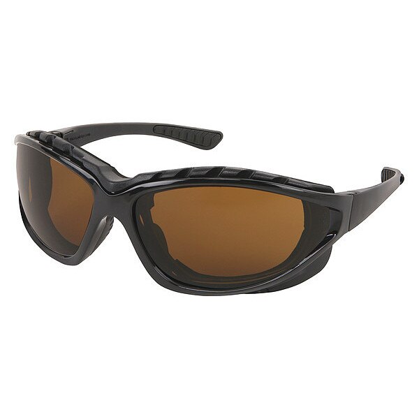 Safety Glasses, Traditional Brown Anti-Fog
