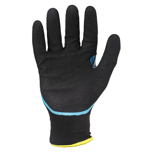 Insulated Winter Gloves, M, Nylon Back, PR