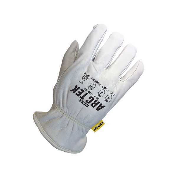 Grain Pearl Goatskin Driver Kevlar Lining, Size XL