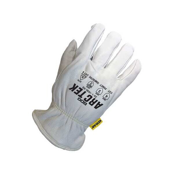 Grain Pearl Goatskin Driver Kevlar Lining, Size M