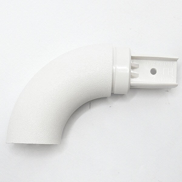 Left Handrail Return, White