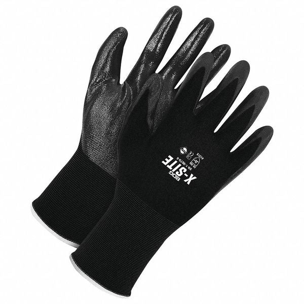 15G Nylon Liner Nitrile Palm Dipped, Size XL (10)