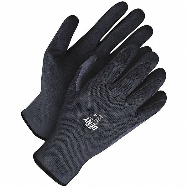 Seamless Knit Black Nylon Black Foam Nitrile Palm, Size X2L (11)