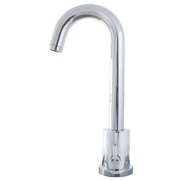 Gooseneck Bathroom Faucet, Deck Mount, 2A