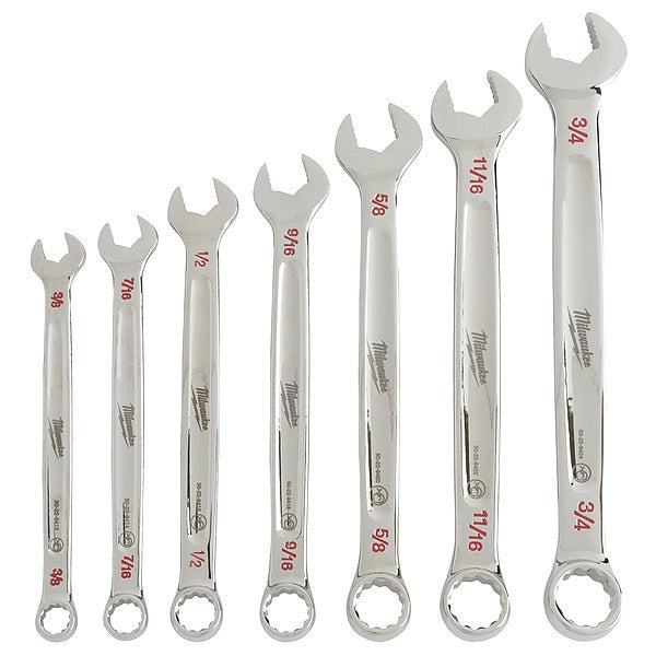7 pc. SAE Combination Wrench Set