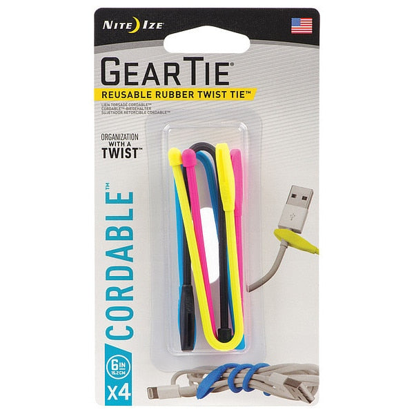 CellPhone Twist Tie, Fits Model Universal, Material: Rubber