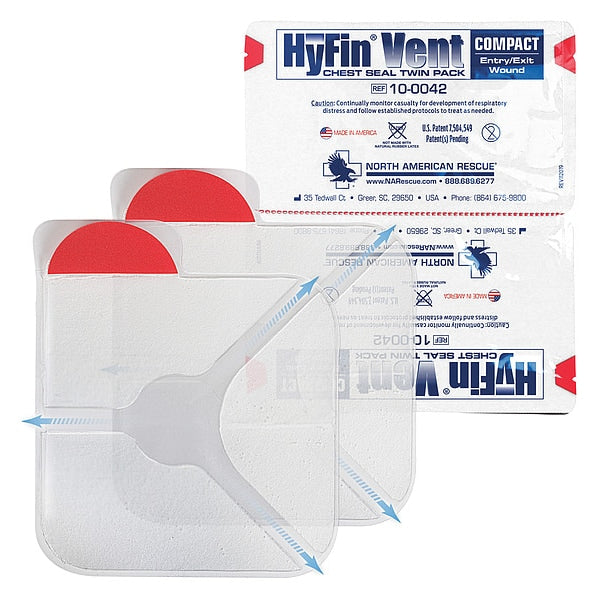 Vented Chest Seal Pad, 4-3/4