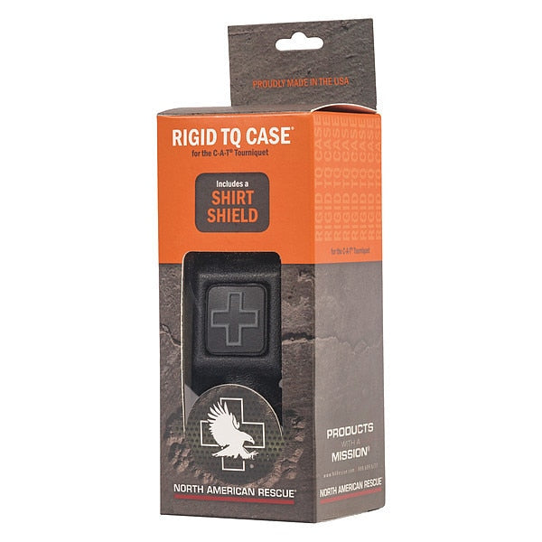 Tourniquet Case, Black, Plastic, 2-1/2