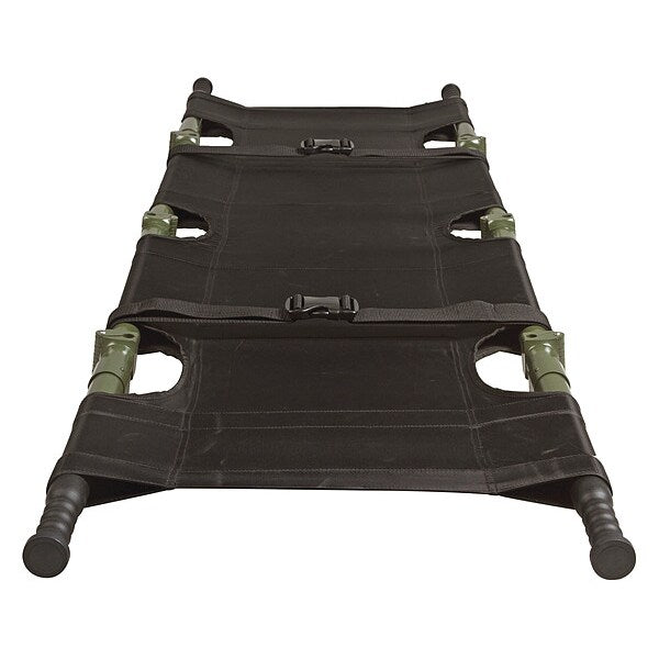 Folding Stretcher, Black/Green, 84-1/2