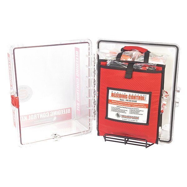 Bleeding Control Kit, Clear, Red