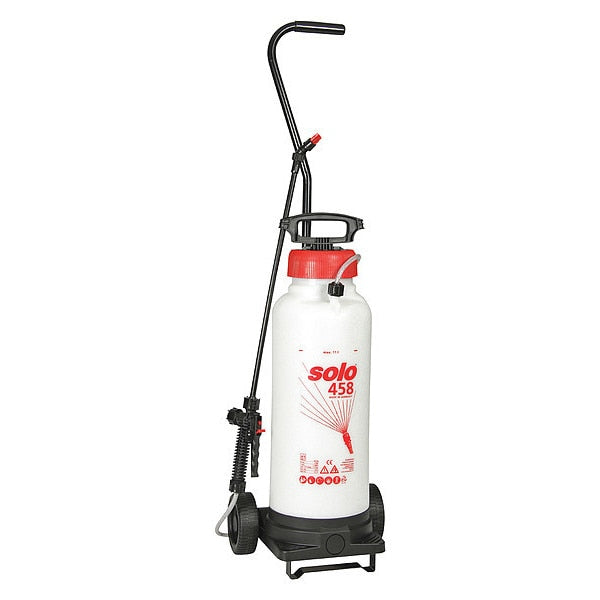 3 gal. Handheld Sprayer, HDPE Tank, Cone, Fan, Jet Spray Pattern, 72 in Hose Length